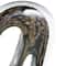13" Black & Gold Abstract Curved Cutout Sculpture